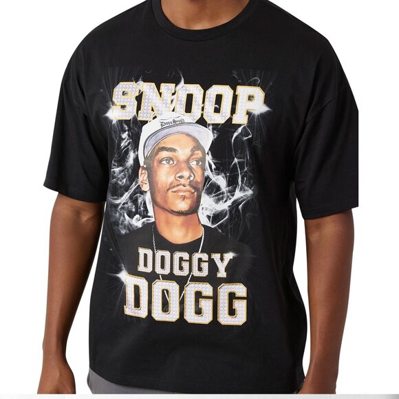 Snoop Doggy Dogg shirt Large by Dogg Supply black diamond oversize graphic NWT - Picture 3 of 8